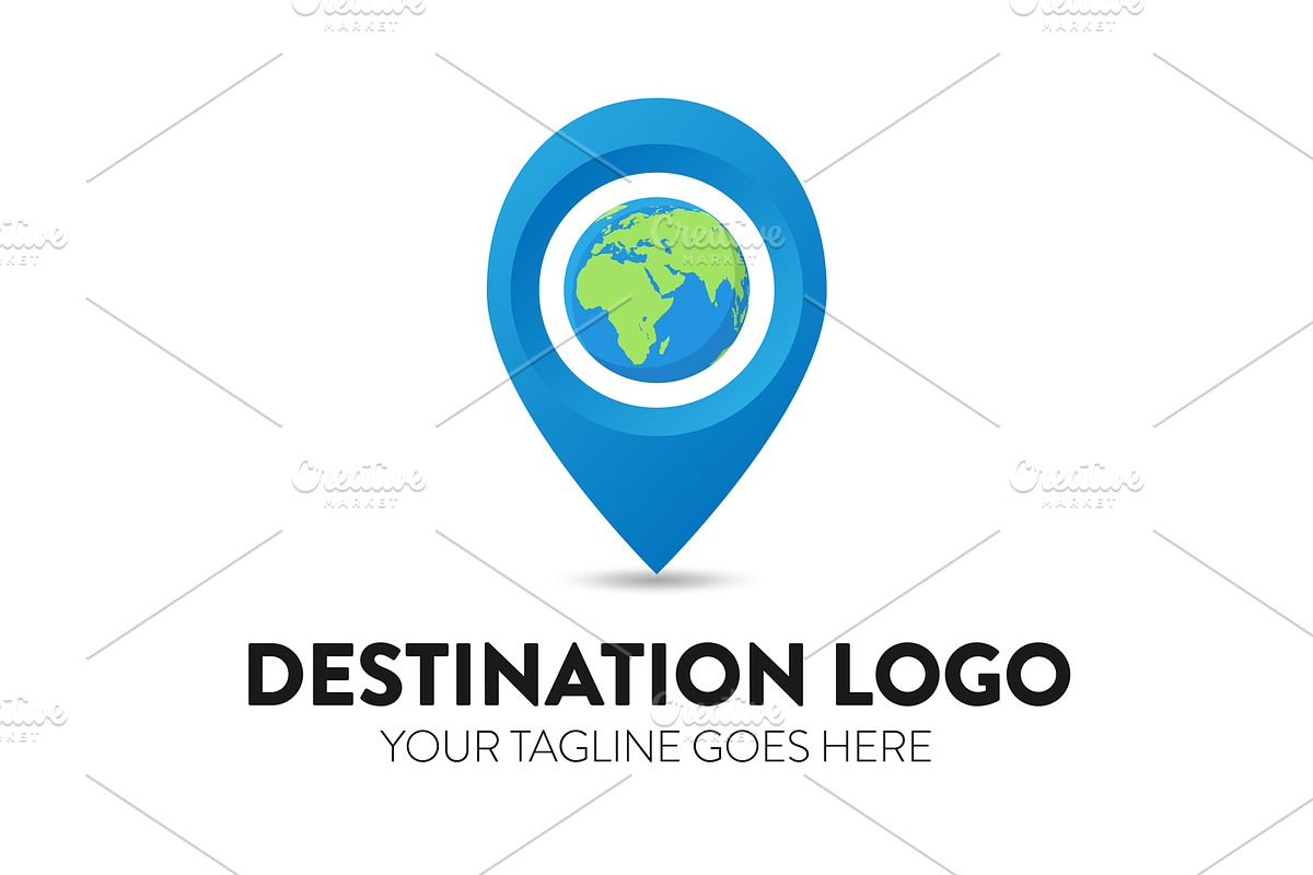 Destination Logo, a Branding & Logo Template by Kaushal Jangid