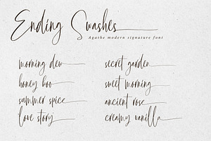 Agathe Handwritten Script