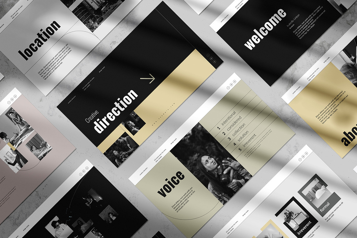 Creative Direction Template, a Presentation Template by WhiteGraphic (Photo 7 of 7)