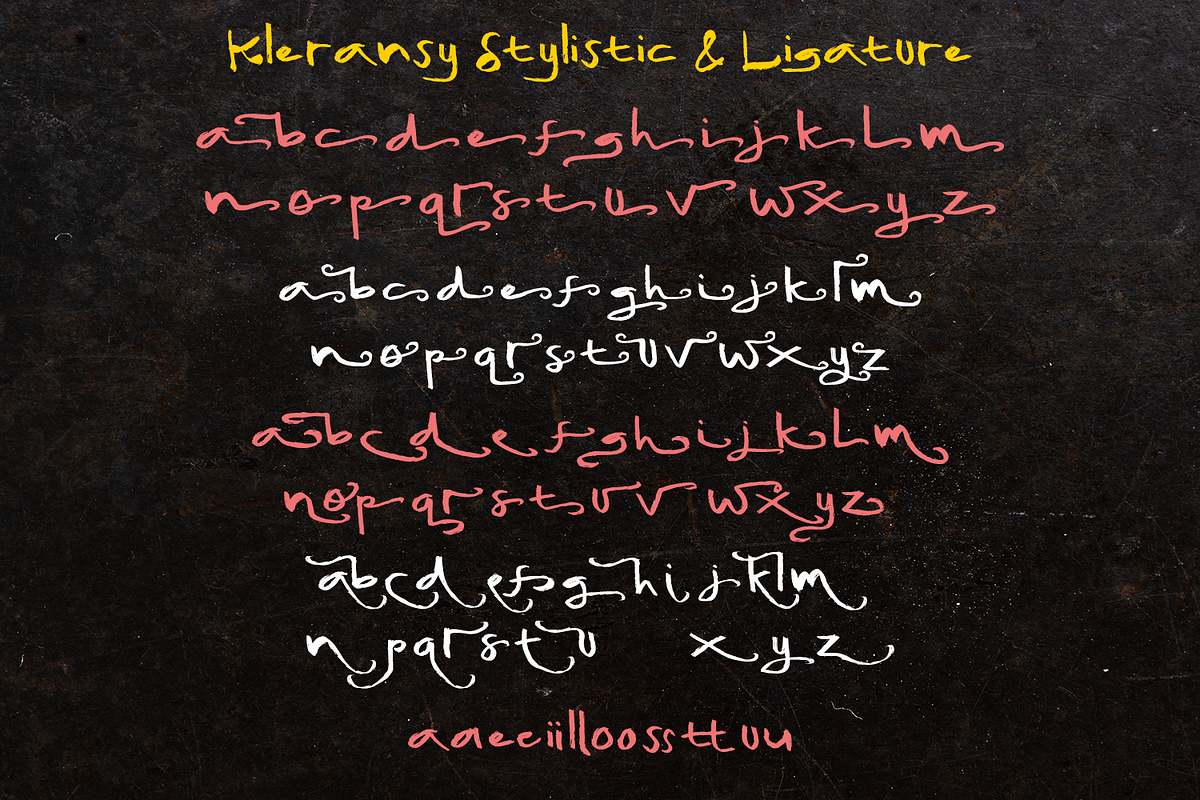 Kleransy Brush Font, a Handwritten Font by madeDeduk (Photo 6 of 8)