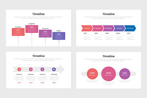 Timeline Infographics Template