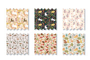 Animals in The Garden Patterns, a Pattern Graphic by DrawStudio1988 (Thumbnail 6 of 9)