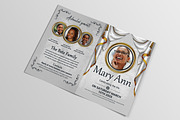 Funeral Program Template, a Brochure Template by AfzaalGraphics (Thumbnail 4 of 6)