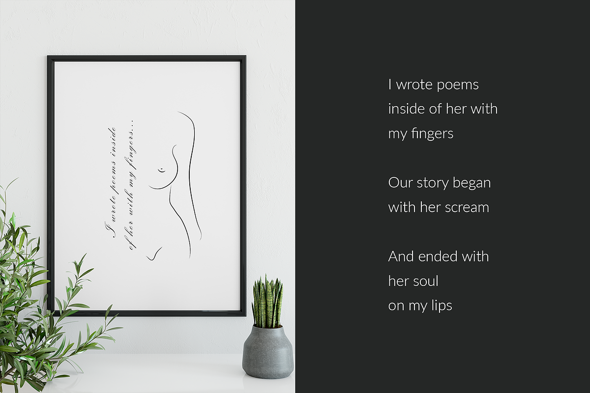 Womans Body. Line Art Collection, a Decorative Illustration by le-genda (Photo 5 of 12)