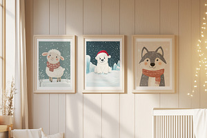 Cute Posters For Kids. Nursery Room.