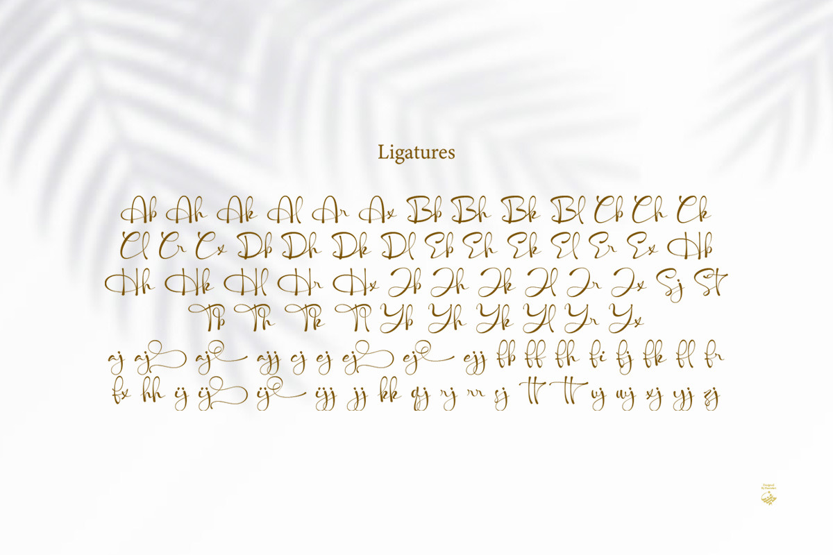 Halone - Calligraphy Font Script, a Script Font by haniefart (Photo 5 of 10)