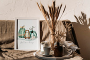 Autumn Breeze. Watercolor collection, an Object Graphic by Ana-Sakuta (Thumbnail 4 of 20)