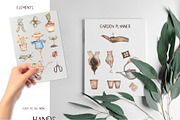 Watercolor Garden Collection, a Work Illustration by MayaNavits (Thumbnail 3 of 13)