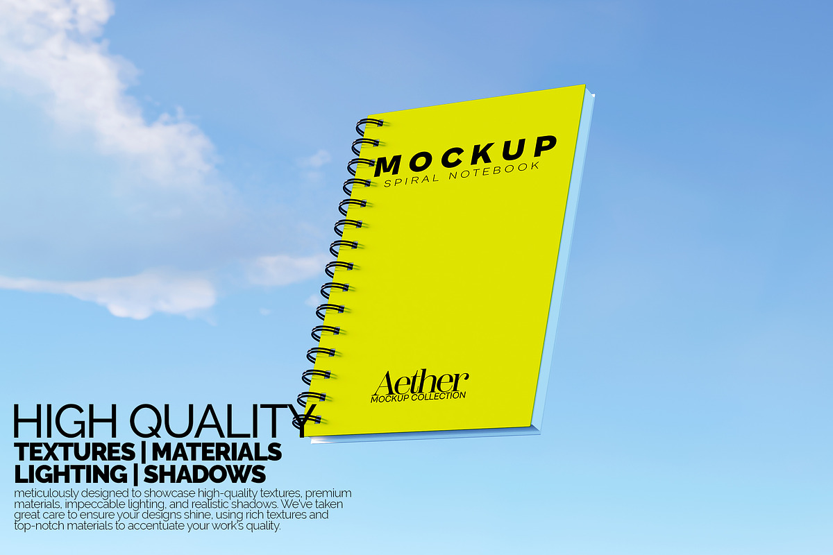 Spiral Notebook Mockup Bundle, a Books & Magazine Mockup by Banana Mockups (Photo 4 of 6)