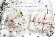 Christmas Watercolor Woodland, an Animal Illustration by Catherine Wheel (Thumbnail 11 of 22)