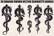 Dragon Sword Bundle, an Illustration by Designs_River (Thumbnail 1 of 31)