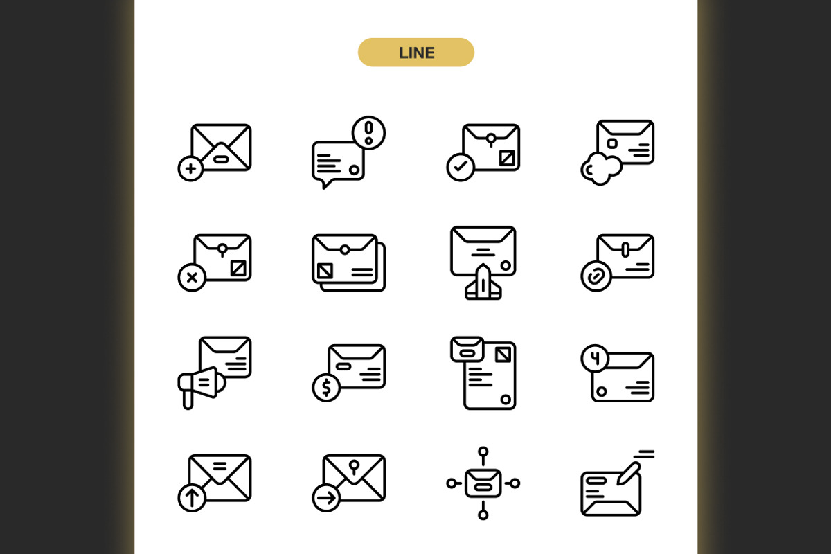 Email Campaign Icons, an Icon by Spacepixel Creative (Photo 2 of 3)