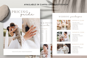 Wedding Pricing Guide Template PG017