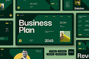 Agriech - Business Plan Powerpoint, a Presentation Template by fakhroo