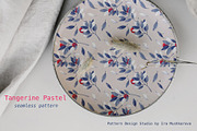 Tangerine Pastel Seamless Patterns, a Pattern Graphic by Marta & Livonka (Thumbnail 9 of 17)