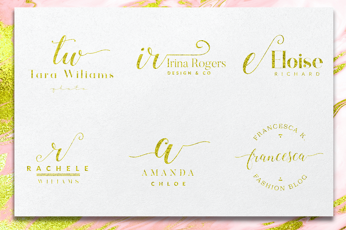 Ichic Premade Logo Templates Pack, a Branding & Logo Template by IsikChic (Photo 22 of 23)