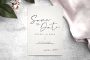 Clean &Minimal Wedding Card Template, an Invitation Template by Esther van Helmont (Thumbnail 4 of 5)