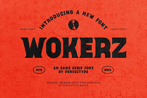 Wokerz Vintage Serif Font Typeface