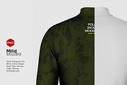 Men's Polar Jacket, a Hoody Mockup by Mildstudio (Thumbnail 7 of 7)