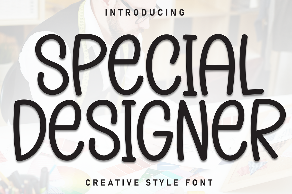 Spesial Designer | Script Font, a Script Font by Scratchones (Photo 1 of 8)