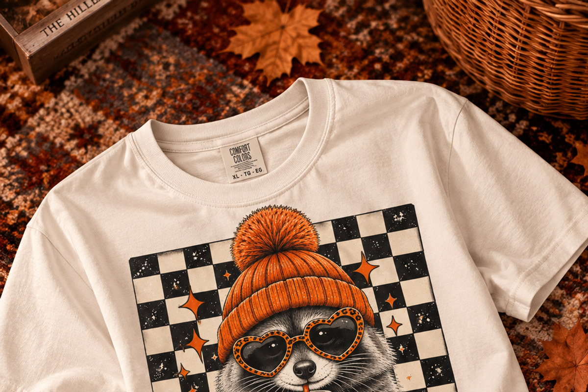 Fall Raccoon 16 PNG Cute Designs, an Animal Illustration by ElDesignState (Photo 19 of 21)