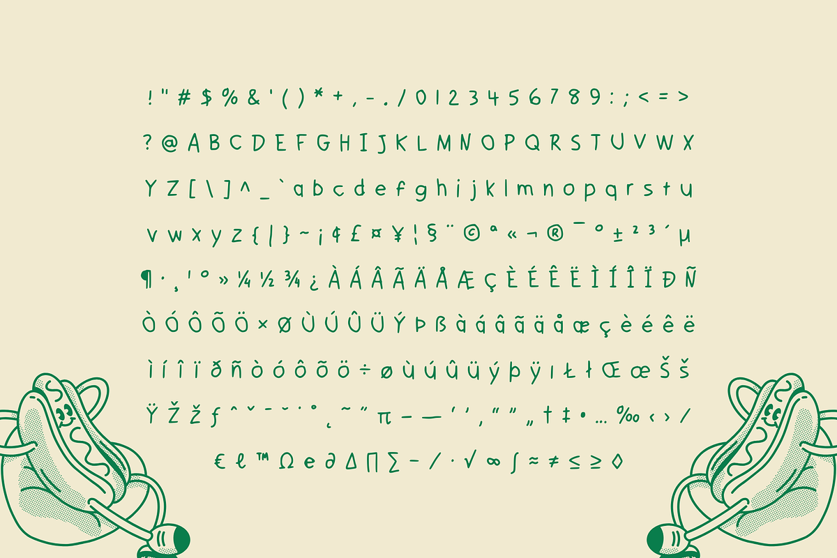 Foodie - Handwritten Font, a Handwritten Font by BiancaXavier (Photo 6 of 7)