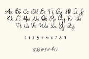 Starry Night Handwritten Font, a Handwritten Font by mpllano14 (Thumbnail 6 of 7)