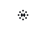 letter h digital logo, a Branding & Logo Template by Abir Hossain Waffi (Thumbnail 3 of 4)