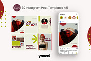 Bold Red Instagram Template Kit, a Social Media Template by Yaaas Design (Thumbnail 4 of 12)