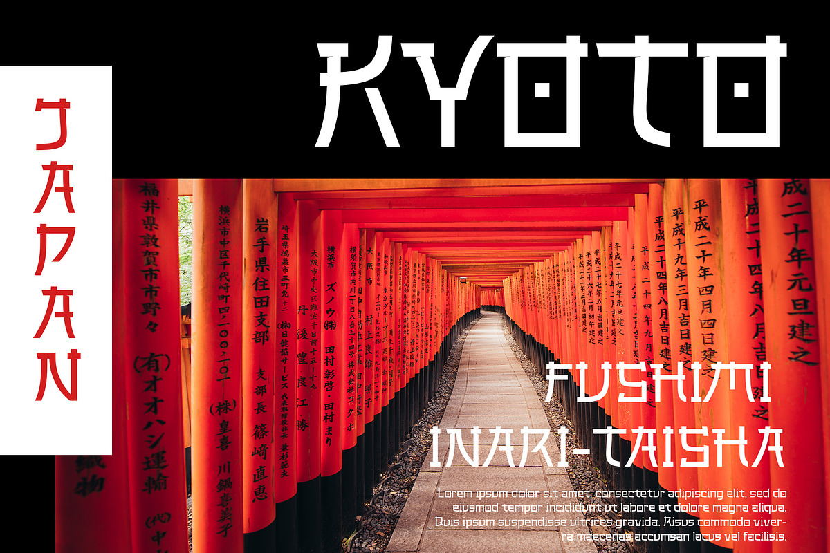 Hirosaki - Japanese Typeface, a Sans Serif Font by Ardyanatypes (Photo 4 of 9)