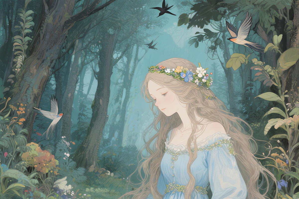 Ophelia in the Water, an Illustration by TesMarteaux (Photo 4 of 4)