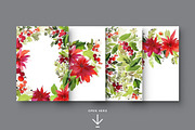 4-in-1 Watercolor Christmas Set, a Card Template by Karma (Thumbnail 2 of 34)