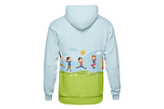 Hoodie Mockup - Back View, a Hoody Mockup by Green Art (Thumbnail 1 of 6)