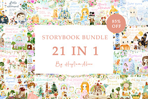 Storybook bundle for kid - 20 in 1, a Decorative Illustration by heyiamalice