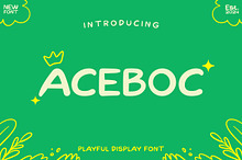 Aceboc - Playful Display Font