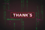 Mokoto Glitch Typeface, a Font by Drizy (Thumbnail 9 of 9)