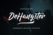 DeHangster Typeface, a Script Font by QueenType (Thumbnail 1 of 9)