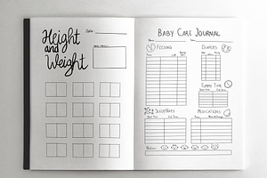 25 Hand Drawn Planners And Journals