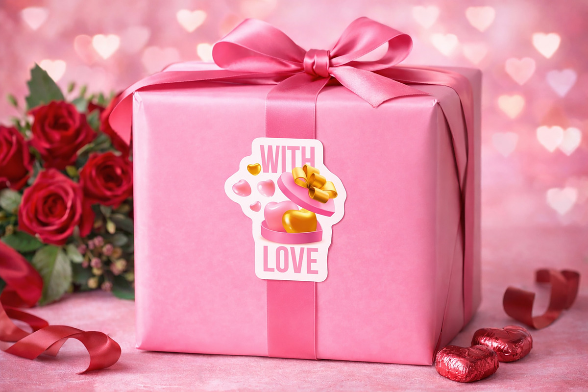 Valentine's Day Stickers Set, a Decorative Illustration by Vector beauty (Photo 4 of 6)