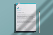 Letterhead Template, a Stationery Template by ResumeDevisers (Thumbnail 1 of 5)
