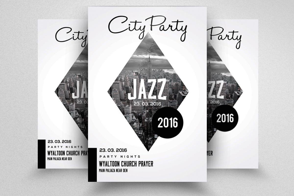 Jazz Flyer & Poster Template, a Flyer Template by Business Flyers (Photo 1 of 2)