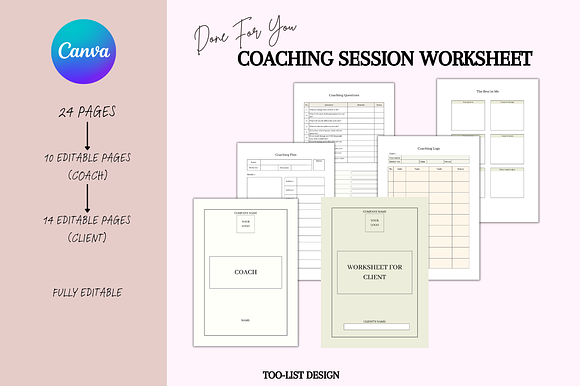 Coaching Session Worksheets preview 2