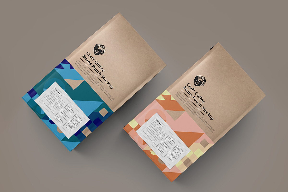 Food or Coffee Pouch Bag Mockup, a Cups & Container Mockup by Ram Studio LLC (Photo 12 of 23)