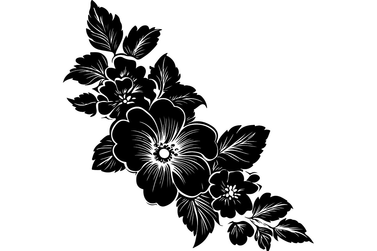 Vintage Floral Corner SVG Bundle, an Object Graphic by Designer_Momina (Photo 2 of 14)