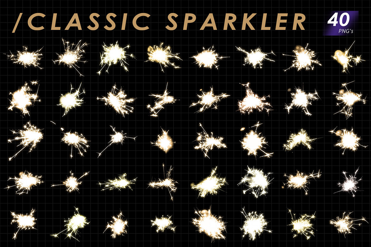 Real Sparkler Overlays, a Texture Graphic by ArtistMef (Photo 2 of 8)