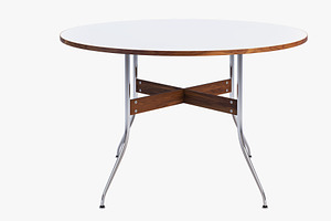 Nelson Swag Leg Round Table 3d Model