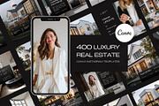 400 Real Estate Instagram Templates, a Social Media Template by Instprofi | Studio Estimo (Thumbnail 1 of 12)