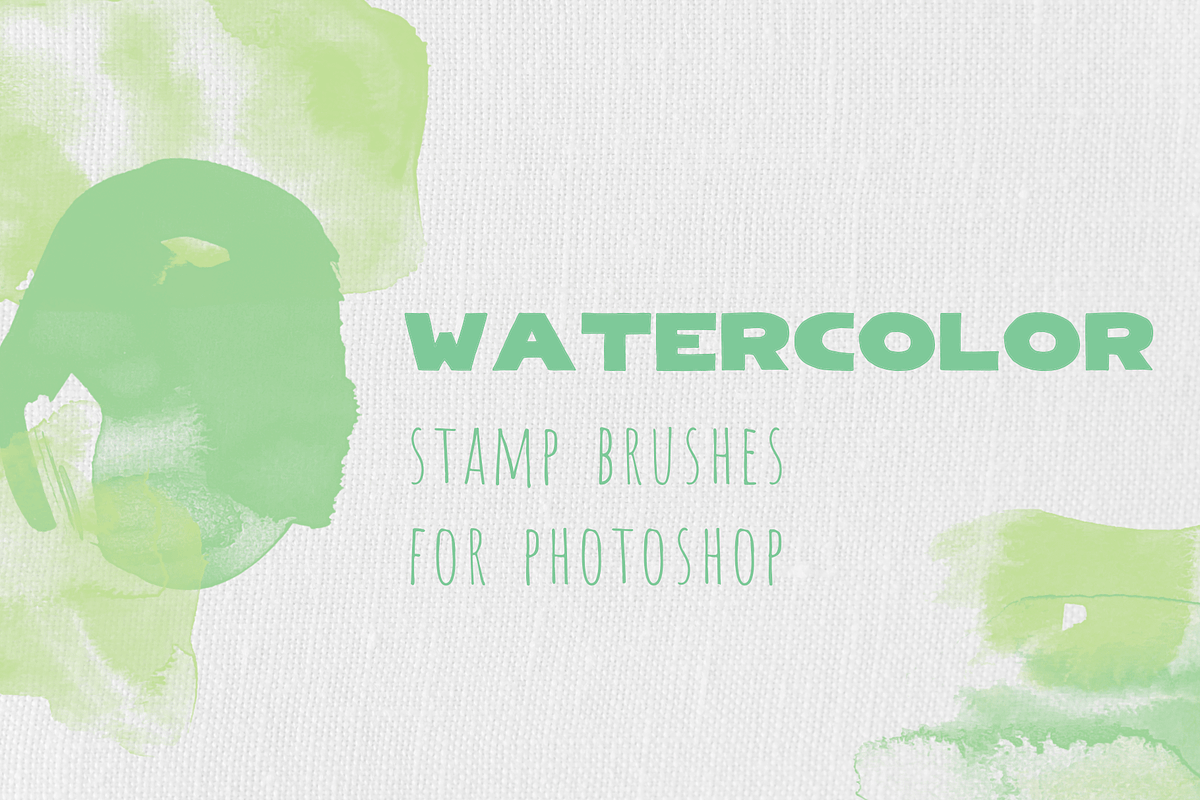 Watercolor Stamp Brushes, a Brush Add-On by Art Sproot (Photo 1 of 4)