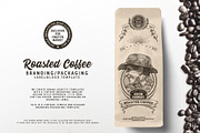 Roasted Coffee Branding Label, a Branding & Logo Template by The Design For Co. (Thumbnail 1 of 2)