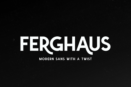 Ferghaus Sans, a Sans Serif Font by Twicolabs Fontdation